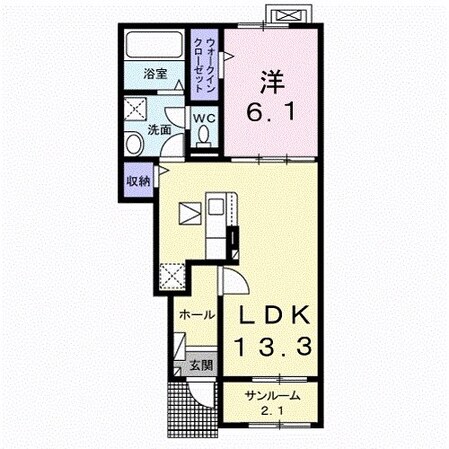 プラーム小諸Iの物件間取画像